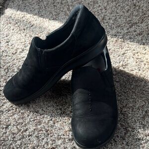 SAS Women's Black Slip-On Comfort Loafers